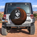 Husky Dog Car Spare Tire Cover