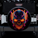 Skull Colorfull Car Spare Tire Cover