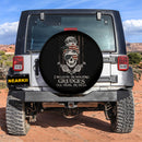 Skull Jeep Girl US I Believe In Holding Grudges Car Spare Tire Cover