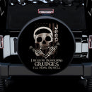 Skull Jeep US I Believe In Holding Grudges Car Spare Tire Cover