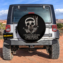 Skull Jeep US I Believe In Holding Grudges Car Spare Tire Cover