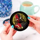 Spiderman Black Suit No Way Home Moonlight Ceramic Drink Coasters