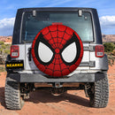 Spiderman Face Car Spare Tire Cover