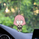 Spy X Family Anime Anya Funny Car Ornament Custom Car Accessories Decorations