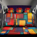 Square Design Car Back Seat Covers