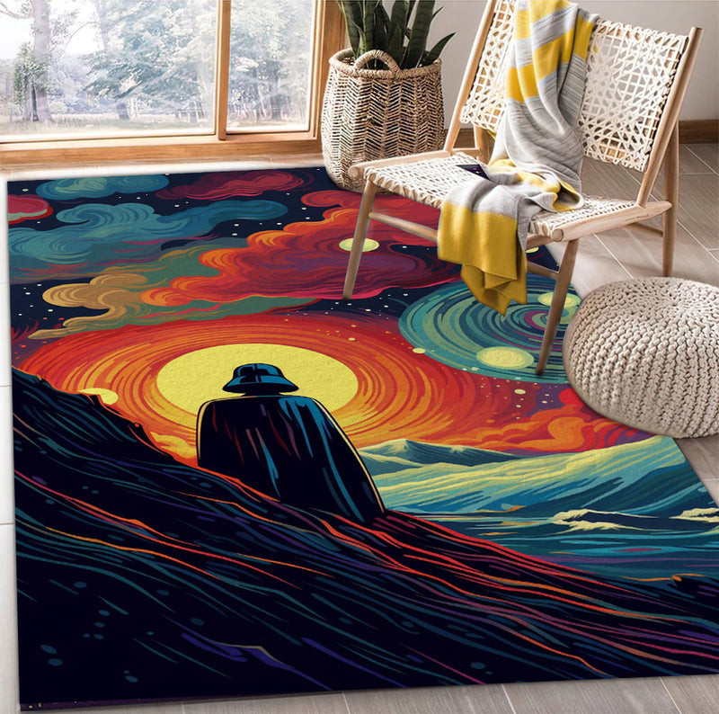 Darth Vader Art Carpet Rug Home Room Decor