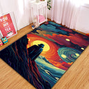 Darth Vader Art Rectangular Area Rug