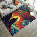 Darth Vader Art Rectangular Area Rug