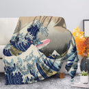 Stitch The Great Wave Premium Blanket