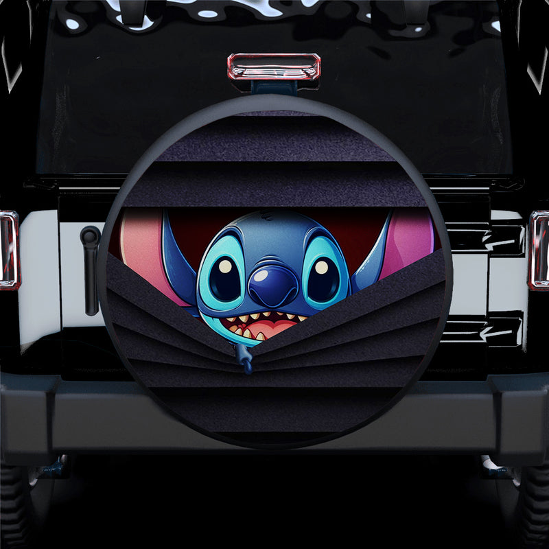 Stitch Hide Car Spare Tire Covers Gift For Campers