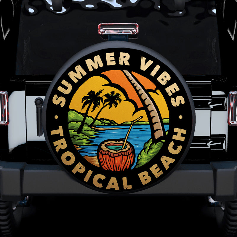 Summer Vibe Car Spare Tire Cover