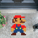 Super Mario Pixel Custom Shape Rubber Doormat Home Decor