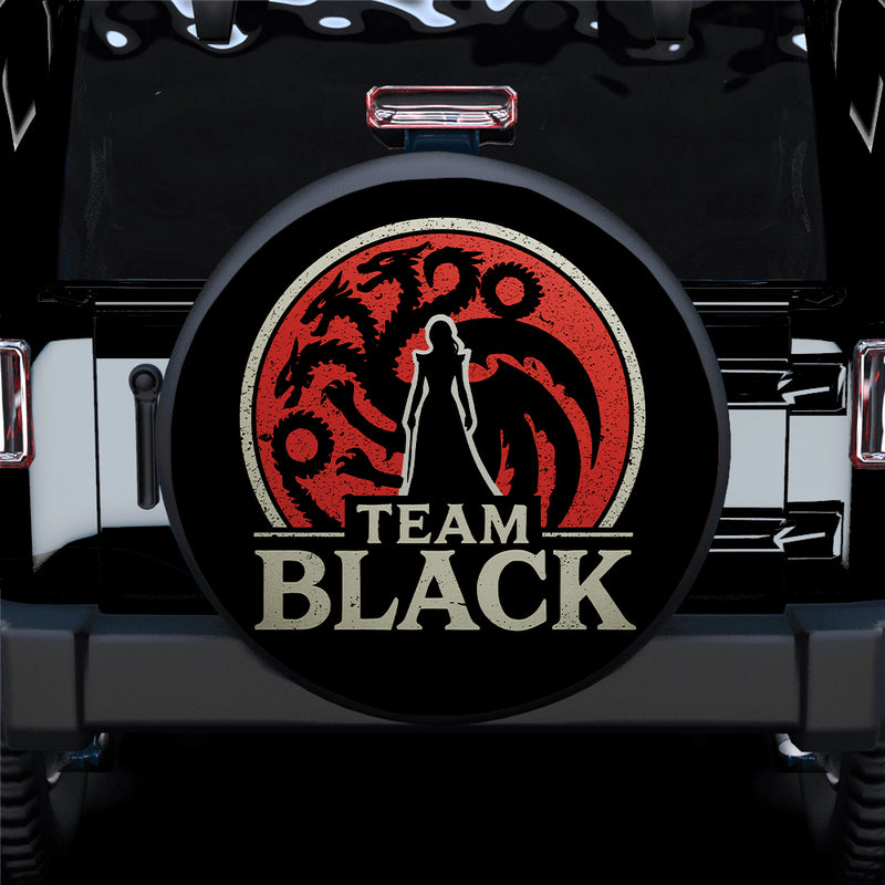 House of the Dragon Team Black Car Spare Tire Cover