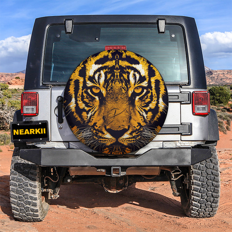 Tiger Car Spare Tire Cover