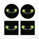 Toothless Face Ceramic Drink Coasters