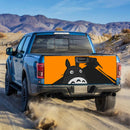 Totoro Ghibli Studio Hide Orange Truck Tailgate Decal Sticker