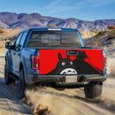 Totoro Ghibli Studio Hide Red Truck Tailgate Decal Sticker