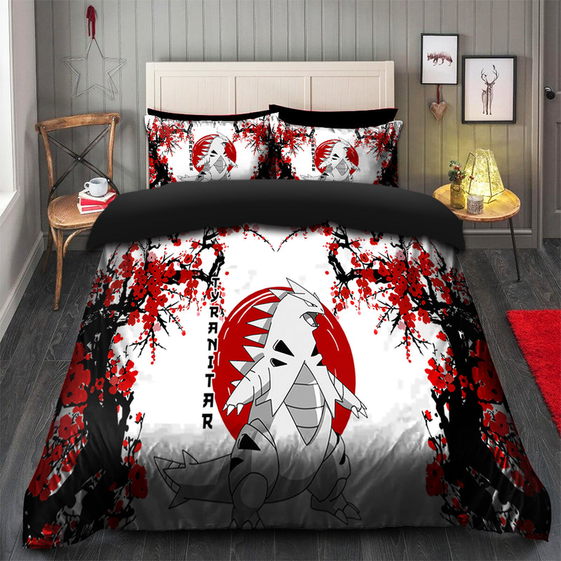 Tyranitar Pokemon Japan Style Bedding Set Duvet Cover And 2 Pillowcases