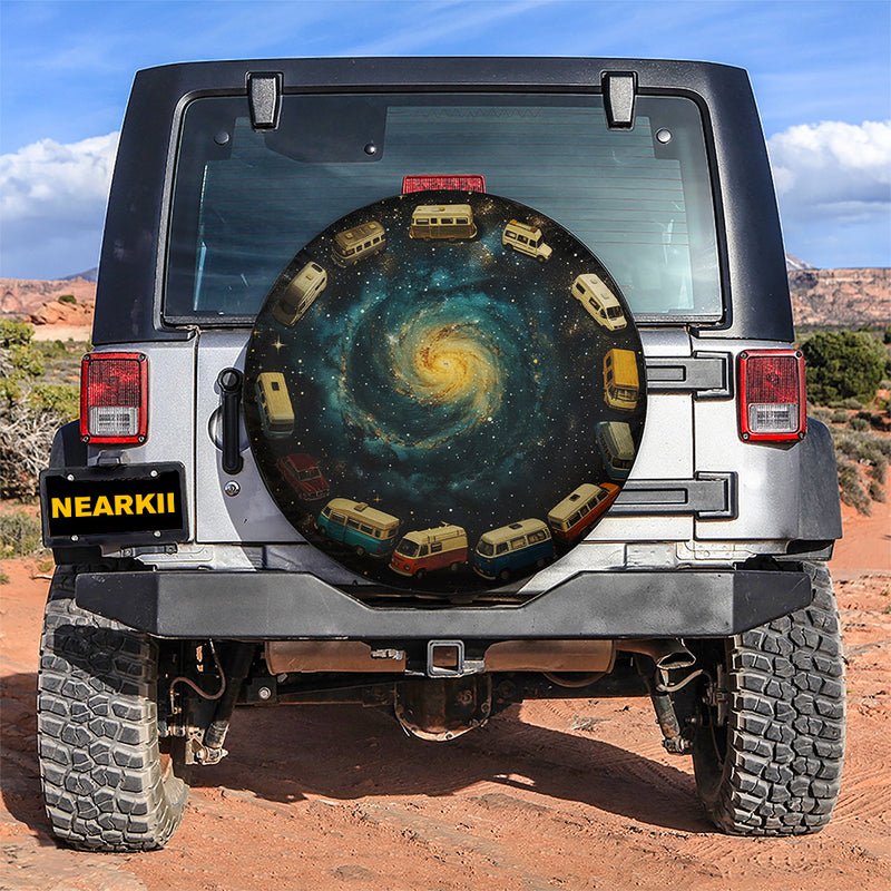 Van Galaxy Car Spare Tire Covers Gift For Campers