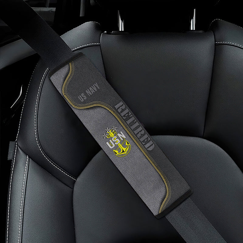 Us Navy Retired Car Seat Belt Cover Custom Car Accessories