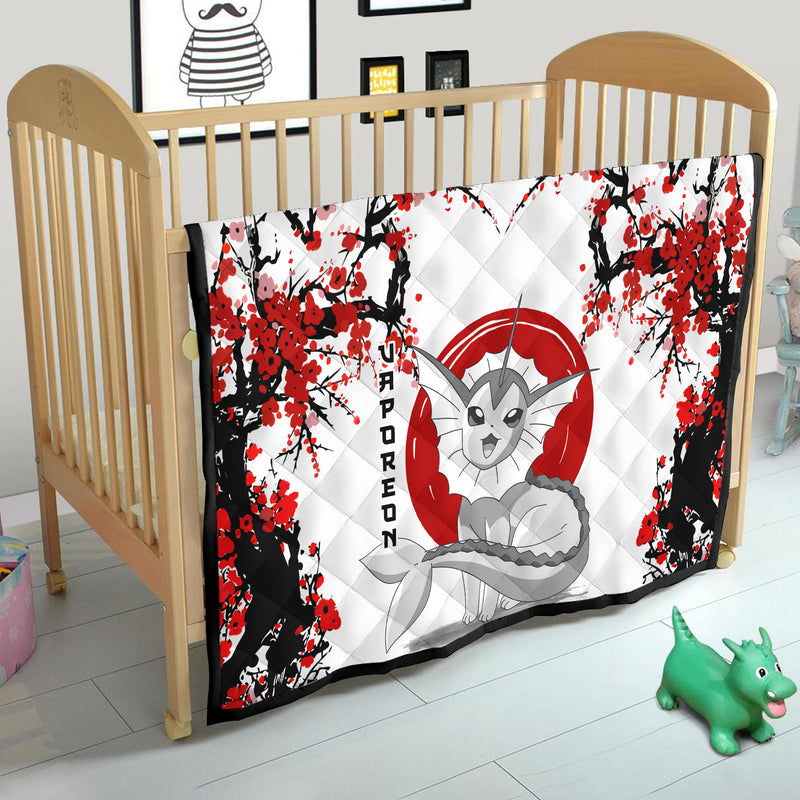 Vaporeon Japan Style Quilt Blanket