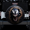 Venom Attacking Through A Brick Wall Car Spare Tire Cover