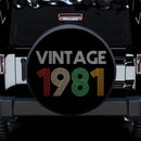 Vintage 1981 Birthday Jeep Car Spare Tire Cover