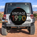 Vintage 1990 Birthday Jeep Car Spare Tire Cover