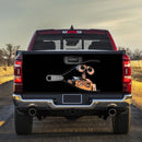 Wall E Zipper Hide Truck Tailgate Decal Sticker