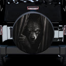 Werewolf Peeking Car Spare Tire Cover