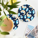 Winnie The Pood Moon Ceramic Drink Coasters