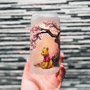 Winnie The Pooh Cherry Blossom Glass Can