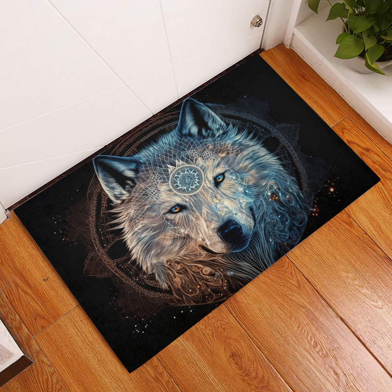 Wolf Doormat Home Decor