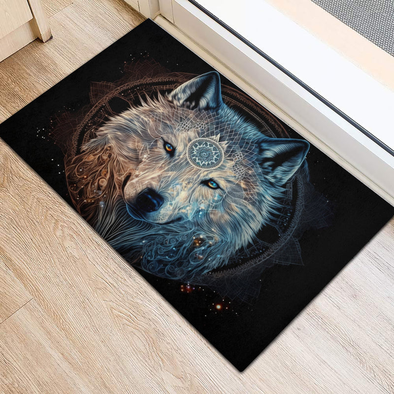 Wolf Doormat Home Decor