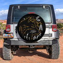 Wolf Mountains Night Jeep Car Spare Tire Cover
