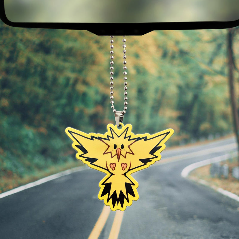 Zapdos Legendary Pokemon Car Ornament Custom Car Accessories Decorations