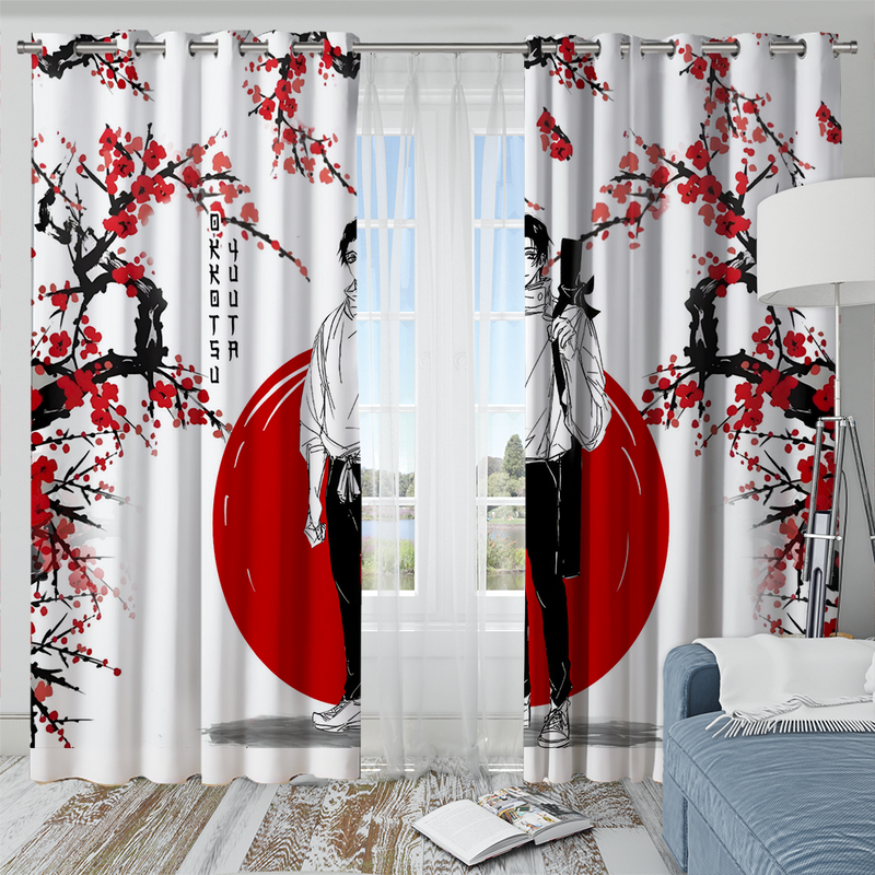 Yuta Jujutsu Kaisen Anime Japan Style Window Curtain