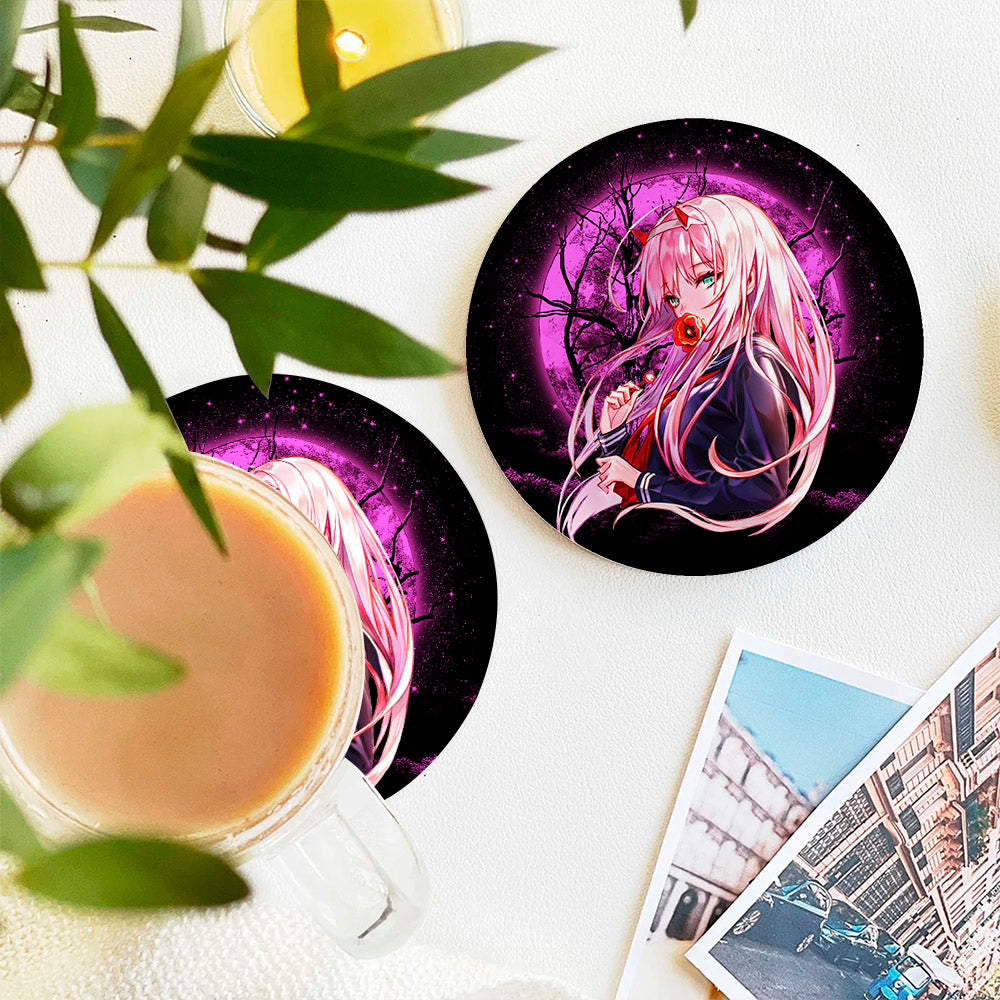 Zero Two Toast Zero Two Moonlight Ceramic Drink Coasters