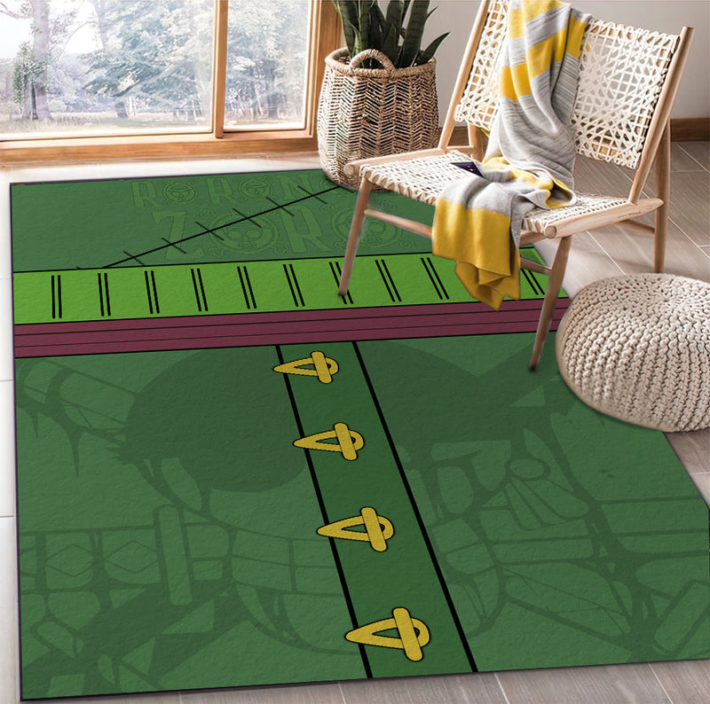 Zoro One Piece Carpet Rug Home Room Decor