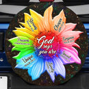 God Says You Are Jeep Car Spare Tire Cover Gift For Campers Nearkii