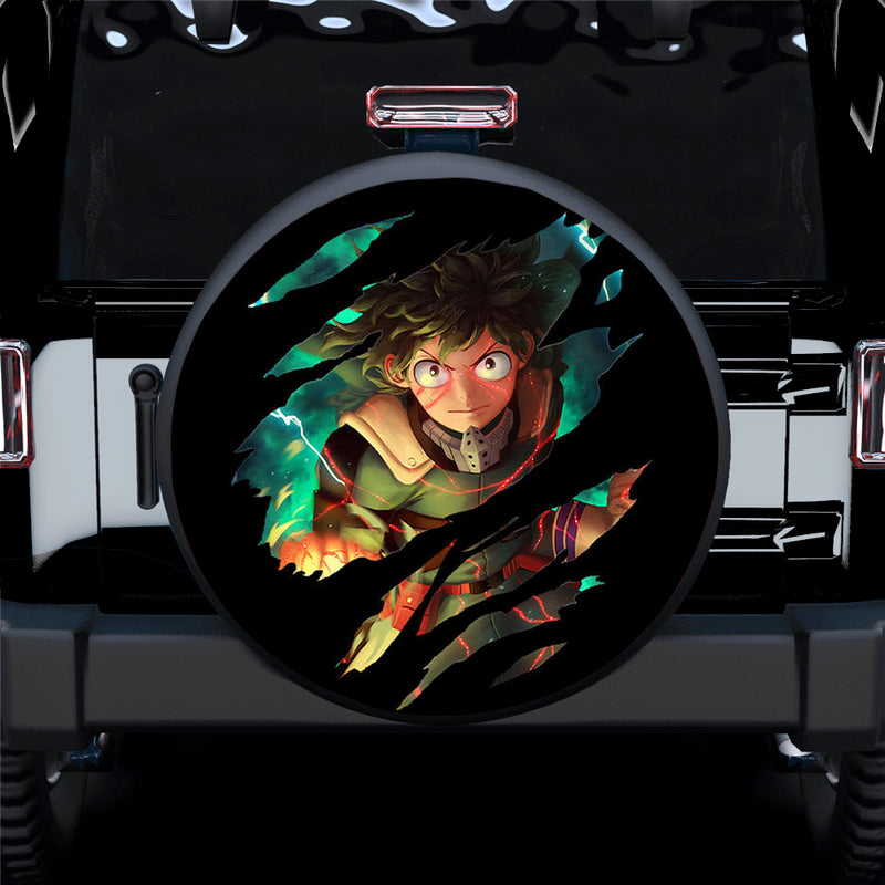 Midoriya Izuku Deku Anime My Hero Academia Car Spare Tire Covers Gift For Campers Nearkii