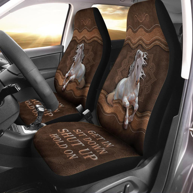 Get In Sit Down Shut Up Hold On-Horse Seat Covers Nearkii