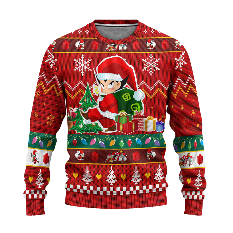 Vegeta Anime Ugly Christmas Sweater Dragon Ball Xmas Gift Nearkii