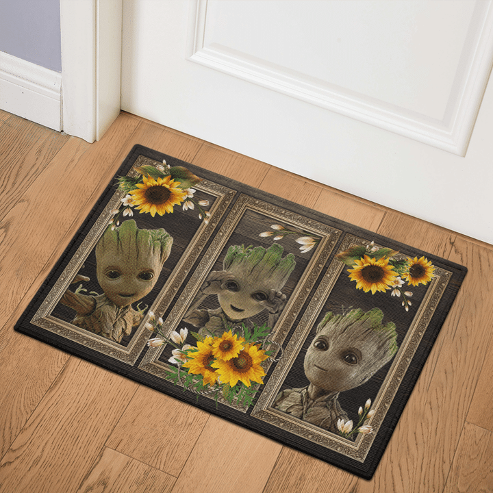 Groot Sunflower Doormat Home Decor Nearkii