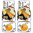 Demon Slayer Car Floor Mats Anime Zenitsu Japanese Style Car Accessories Nearkii