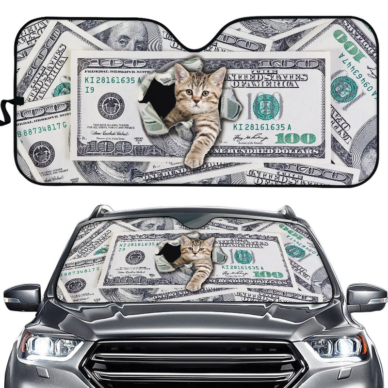 Dollar Cat Car Auto Sunshades Nearkii
