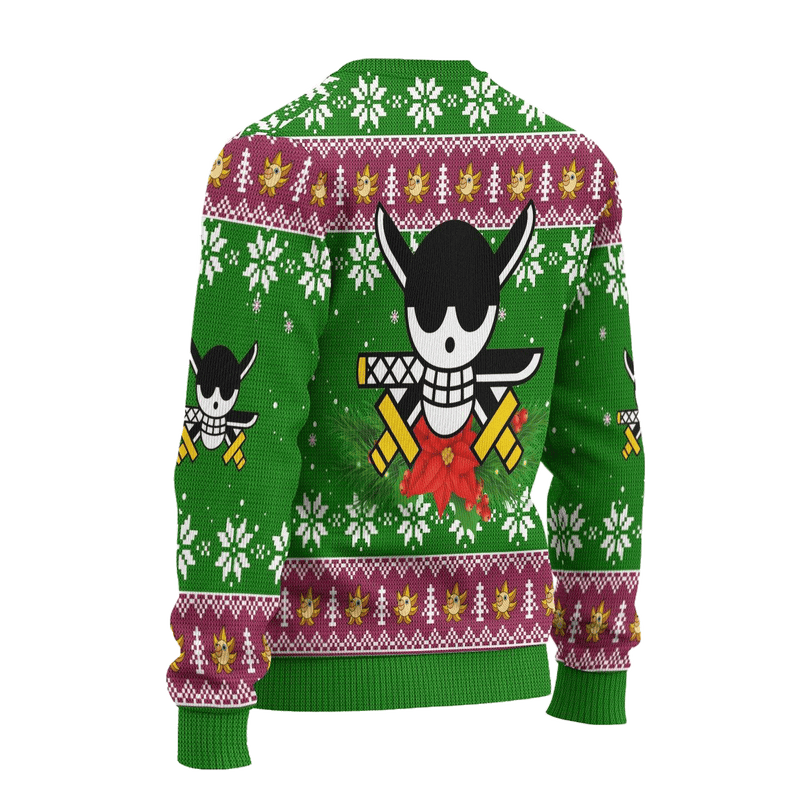 Zoro One Piece Anime Ugly Christmas Sweater Xmas Gift Nearkii