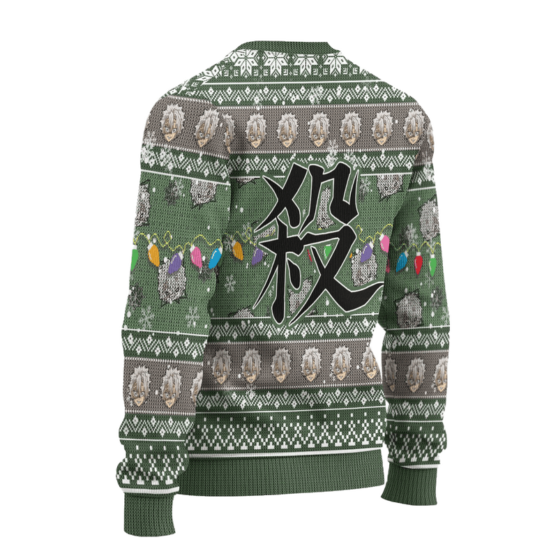 Demon Slayer Sanemi Shinazugawa Anime Ugly Christmas Sweater Xmas Gift Nearkii