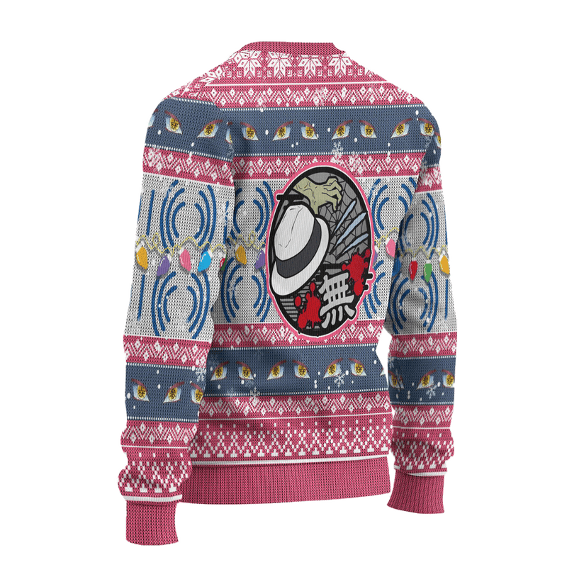 Demon Slayer Akaza Anime Ugly Christmas Sweater Xmas Gift Nearkii