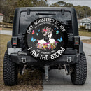 I Am The Storm They Whispered To Her Car Spare Tire Cover Gift For Campers Nearkii